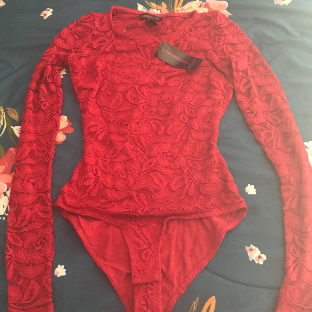 Red Laced BodySuit
